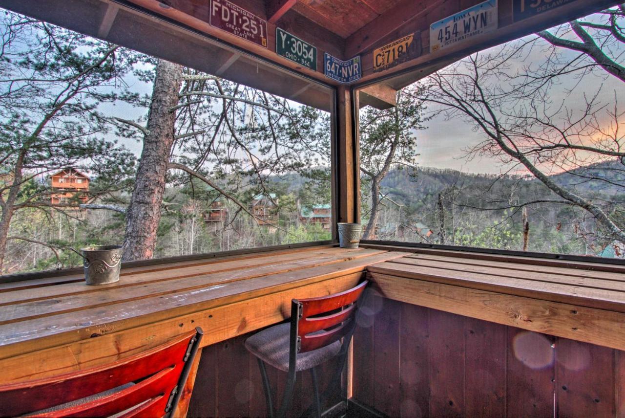 Pigeon Forge Cabin With Hot Tub And Mountain Views! Exterior foto